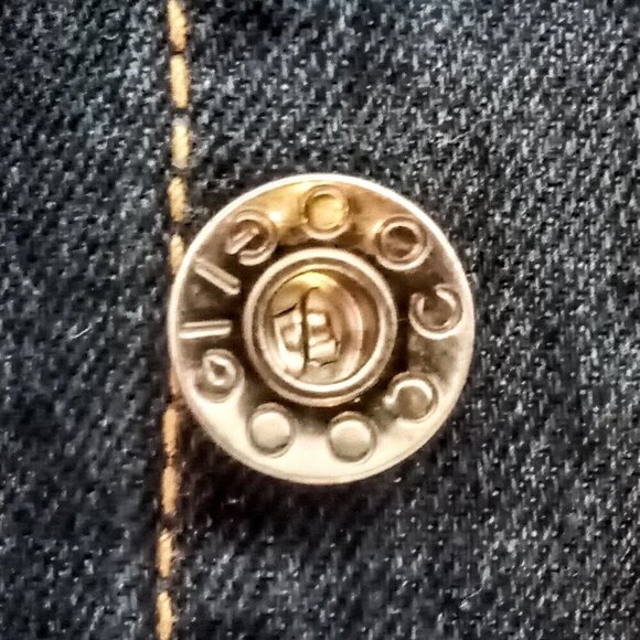 Coogi Australia Embroidered Blue Denim Jean Jacket - Picture 7 of 10